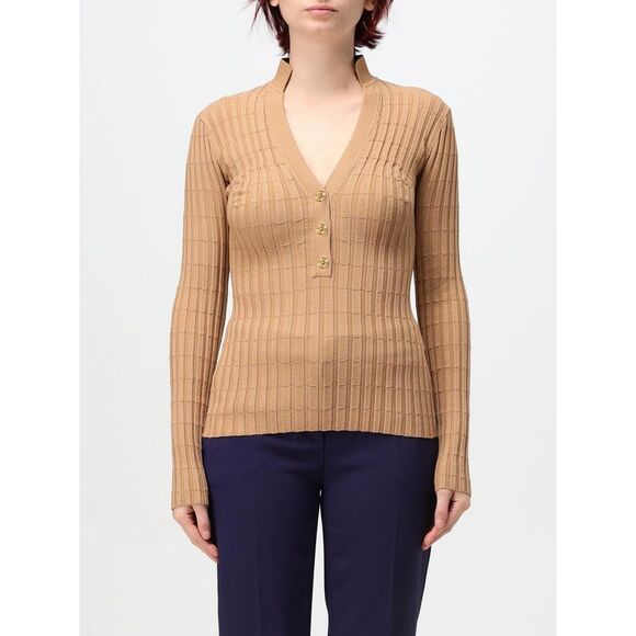 Elisabetta Franchi Sweater Woman Camel